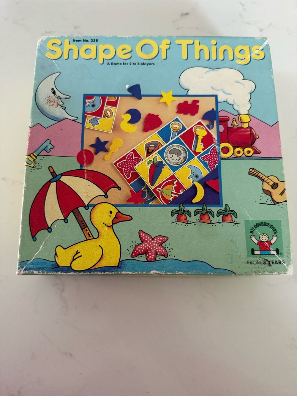 Discovery Shape Of Things Shape-Matching Game - Blue, Yellow, Red